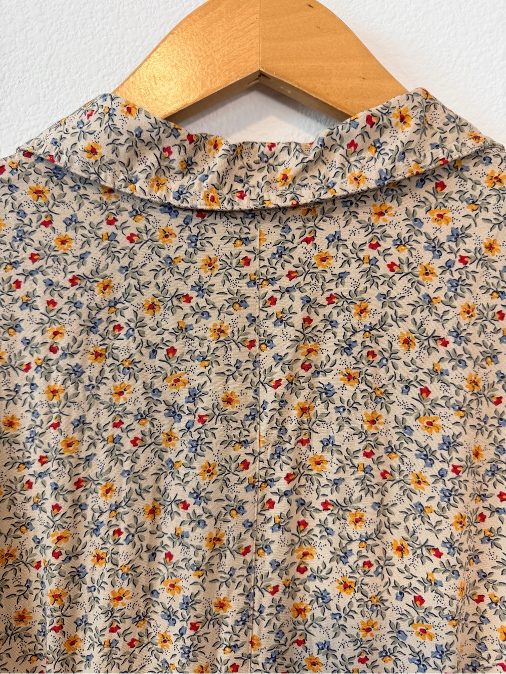 Vintage Liz Claiborne Floral Maxi Dress Cottagecore Prairie Petite 12 - Picture 6 of 8